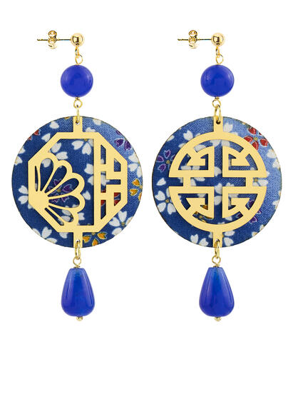 Orecchini Fu Blu - Lebole Maison